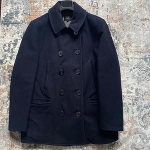 Jcrew men’s wool peacoat